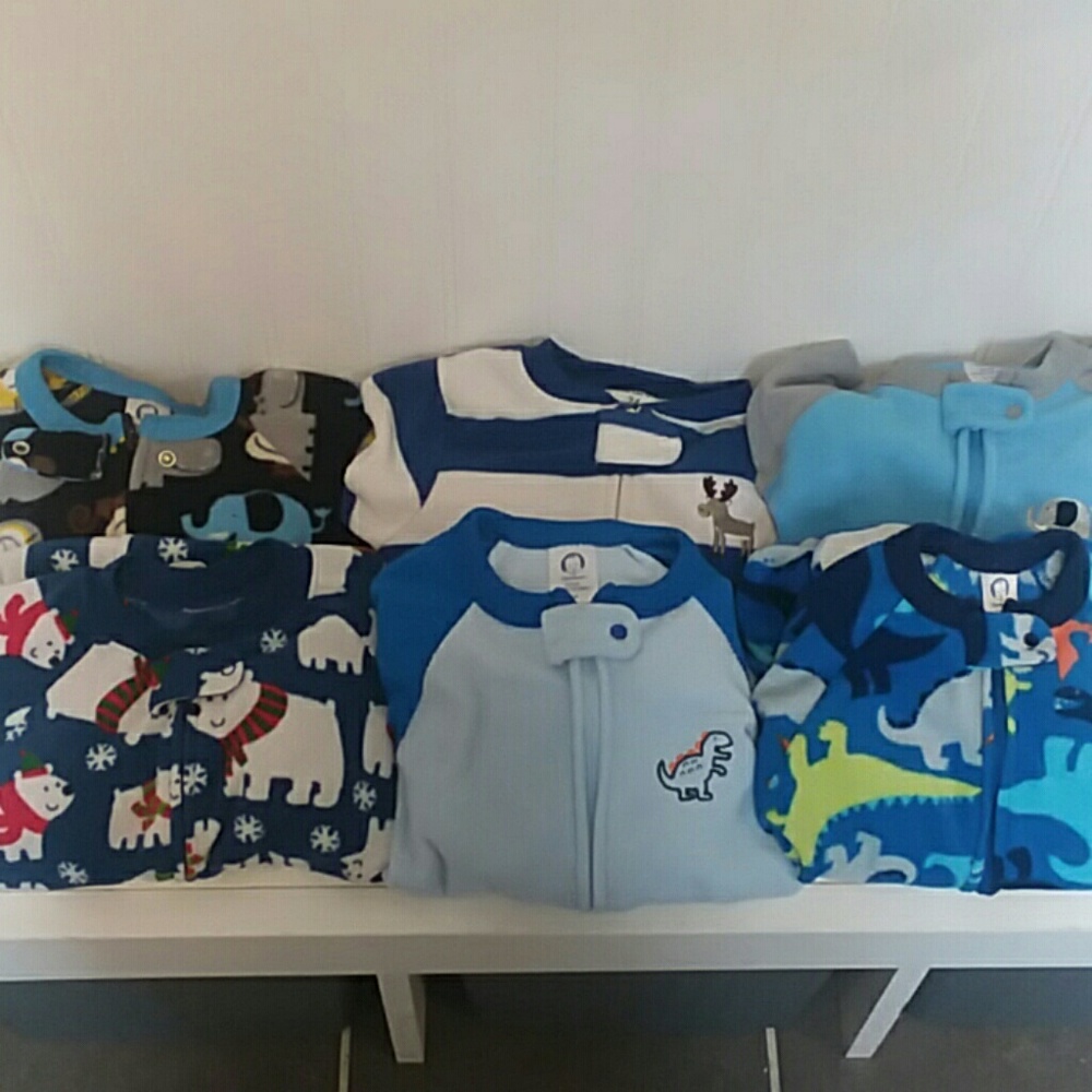 6-Pack 24-months Blanket Sleepers Used Good
